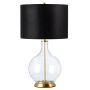   Elstead Lighting ORB-CLEAR-AB-BLK Orb